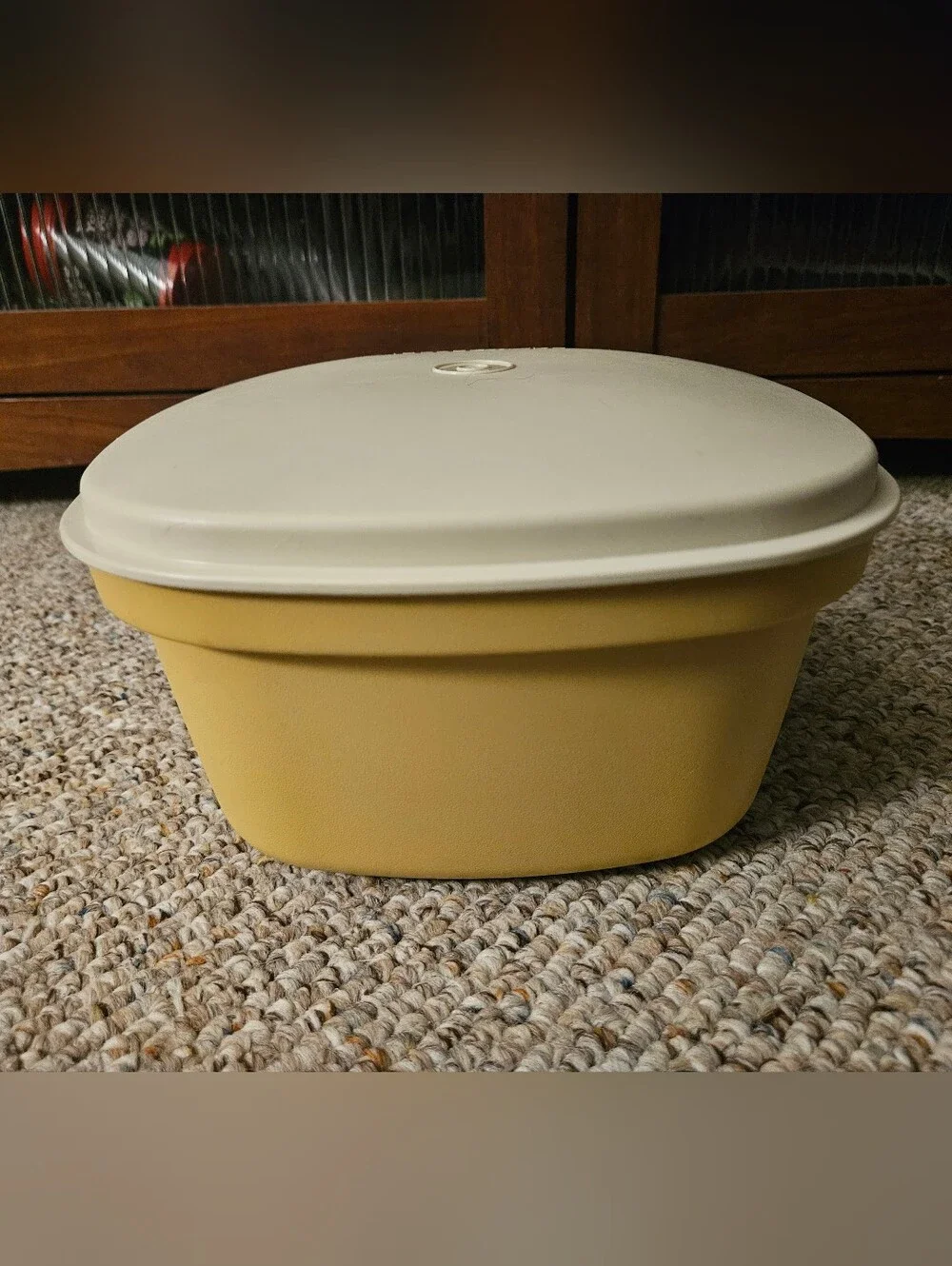 Tupperware Harvest Gold Square Steamer 888-9